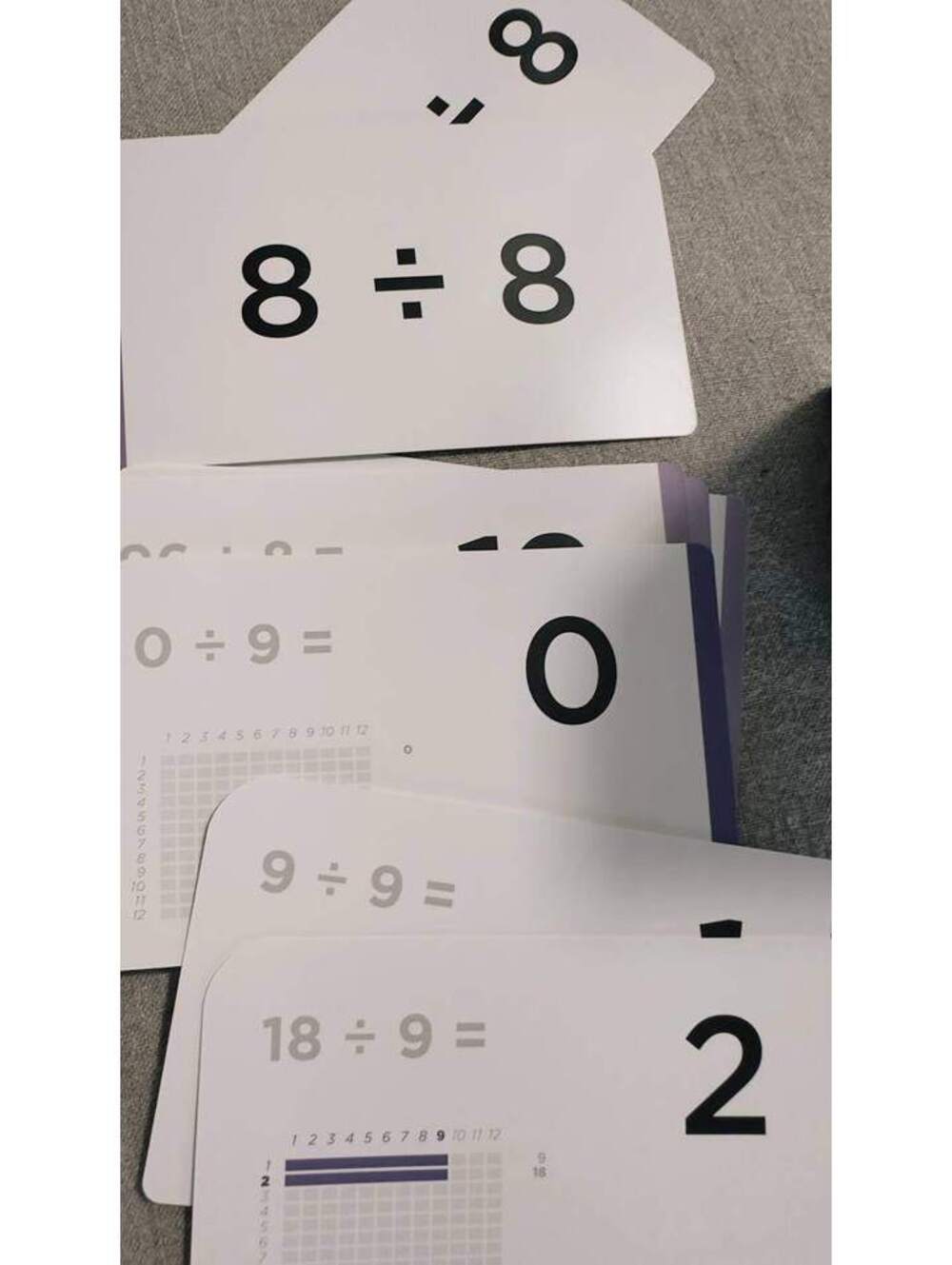 Think Tank Scholar Division Flash Cards 162 All Facts 0-12 Math NEW